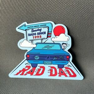 2024 Dutch Bros Fathers Day Sticker